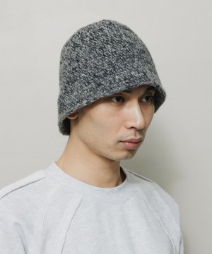画像4: BAL MIXED HAND KNIT BUCKET HAT BLACK