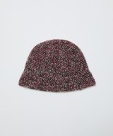 BAL MIXED HAND KNIT BUCKET HAT BURGUDY