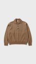 画像1: TONE POLO SWETER CAMEL (1)