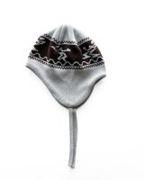 COMFORTABLE REASON Dub Effect Ear Flap SILVER WHITE