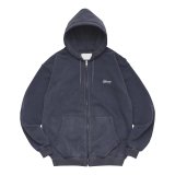 WHIMSY Faded Zip-up Hoodie Navy