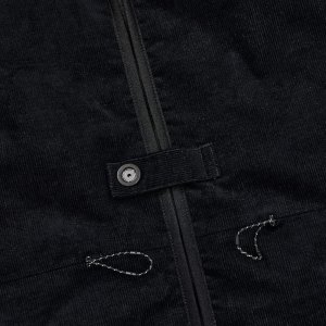 画像2: rajabrooke CORDUROY VEST BLACK