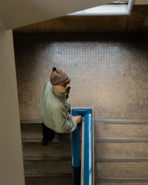 画像2: USUAL THINGS SCRUTINY Jacquard Beanie Brown