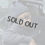 USUAL THINGS SCRUTINY Jacquard Beanie Navy