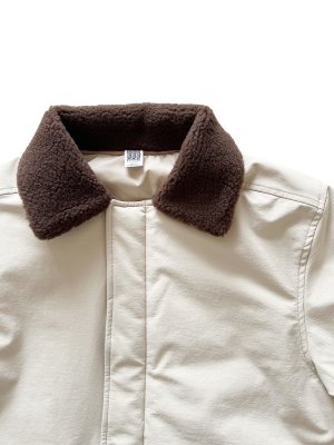 画像2: COMFORTABLE REASON Boa Puff Jacket IVORY