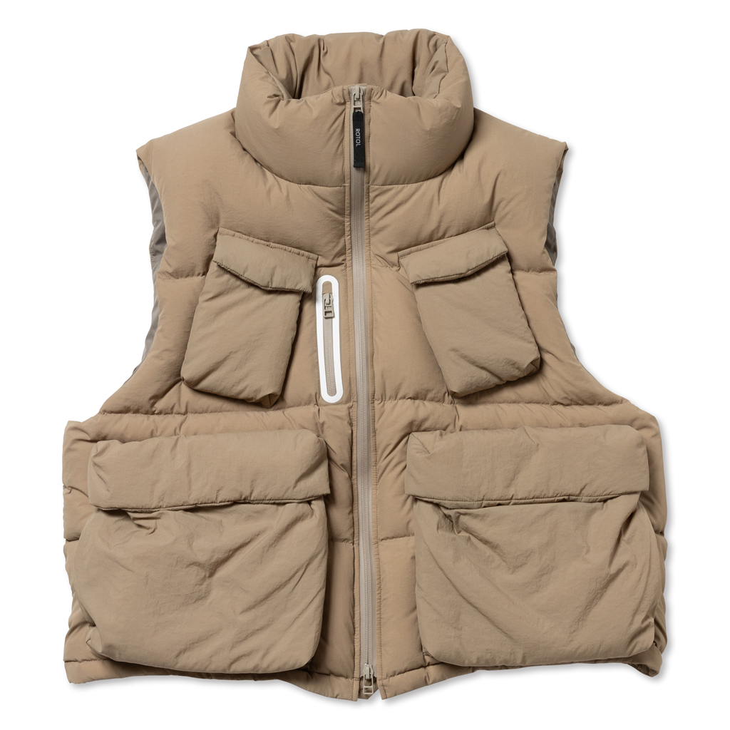 ROTOL CURVY DOWN VEST SAND