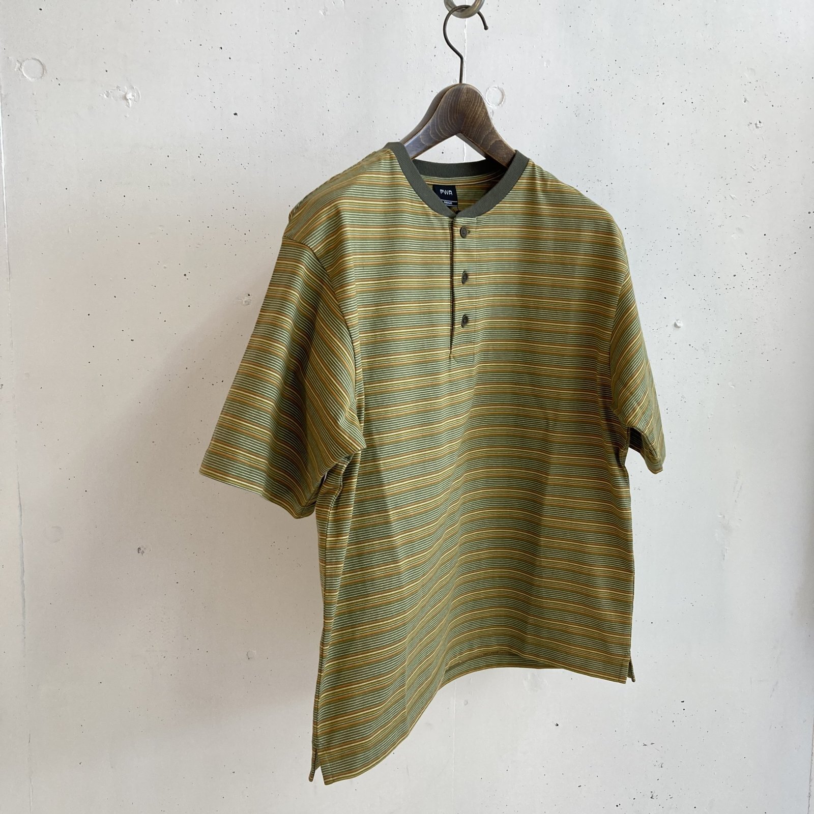 PWA STRIPED HENRYNECK S/S TEE MOJAVE
