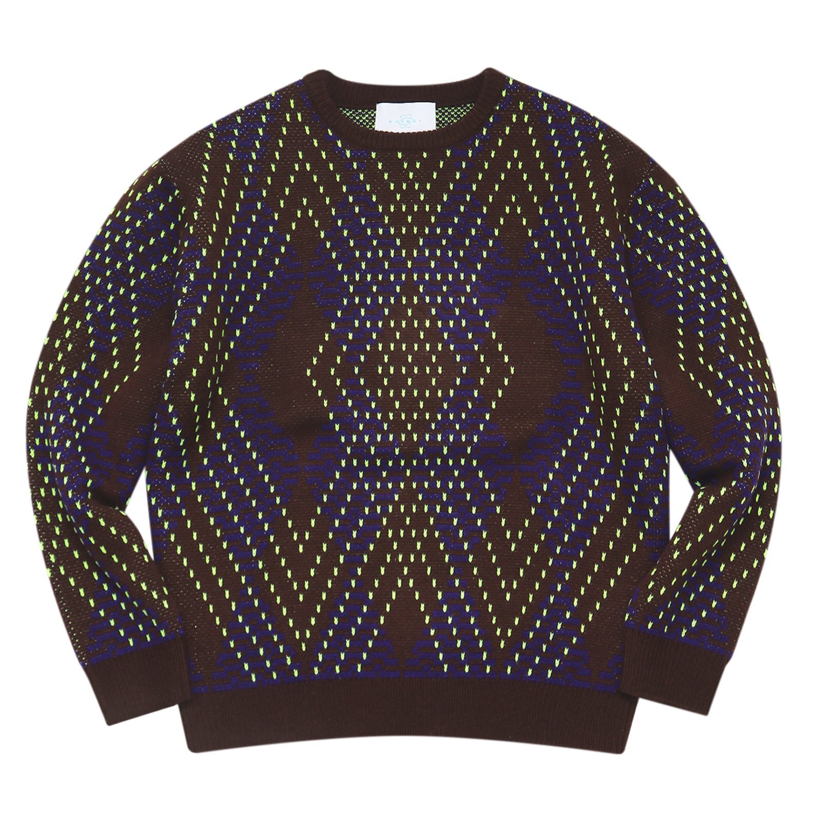 WHIMSY Big Argyle Sweater