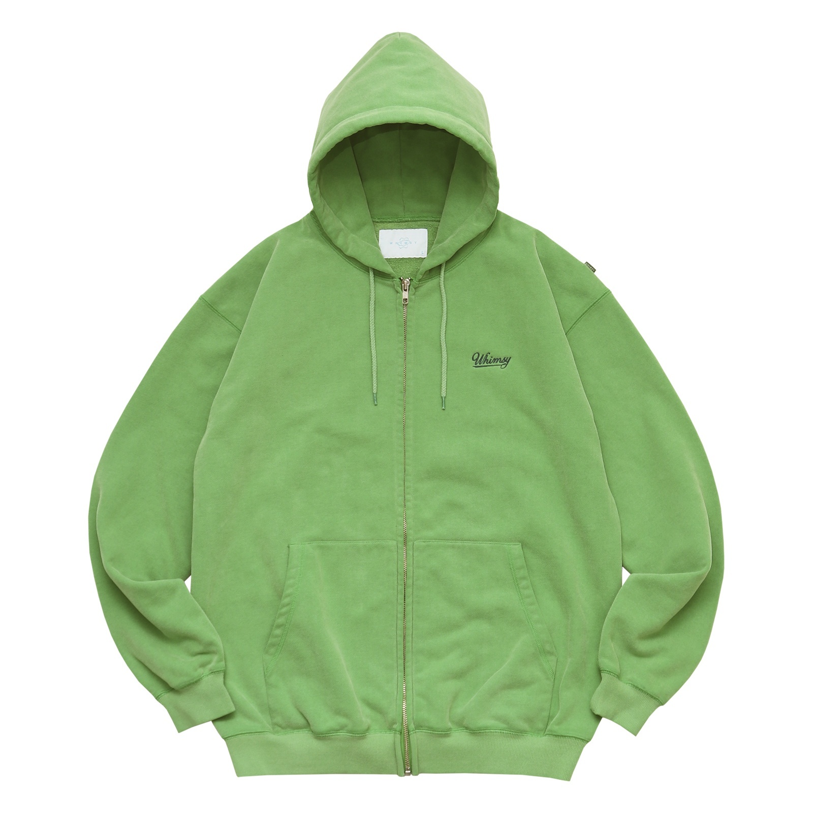 WHIMSY Faded Zip-up Hoodie Kelly