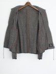 画像5: bukht COTTON WOOL TWEED DROP COLLAR BLOUSON LT.GRAY (5)