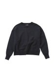 画像1: bukht BASIC CREW NECK SWEAT BLACK (1)