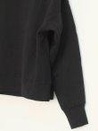 画像9: bukht BASIC CREW NECK SWEAT BLACK (9)