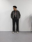 画像12: bukht COTTON WOOL TWEED DROP COLLAR BLOUSON LT.GRAY (12)