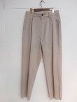 画像2: bukht CENTER SLIT TROUSERS BEIGE (2)