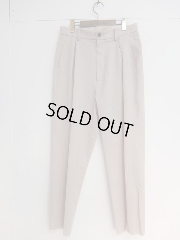 画像2: bukht CENTER SLIT TROUSERS BEIGE (2)