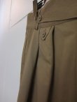 画像4: bukht LONG TAB 2TUCK WIDE PANTS BEIGE (4)