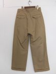 画像8: bukht LONG TAB 2TUCK WIDE PANTS BEIGE (8)