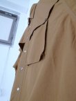 画像4: HUMIS BIG SILHOUETTE TRANSEFORMED MILITARY SHIRT BEIGE (4)