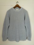 画像2: bukht RIB KNIT BLUE GRAY (2)