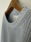 画像3: bukht RIB KNIT BLUE GRAY (3)