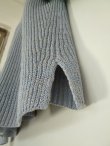 画像4: bukht RIB KNIT BLUE GRAY (4)