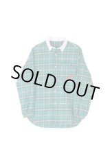 画像: PHINGERIN SOUP SHIRT PLAID グリーン×ホワイト