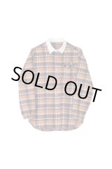 画像: PHINGERIN SOUP SHIRT PLAID ブラウン×ホワイト