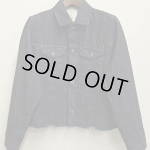 画像: bukht SILK NEP CUT OFF DENIM JACKET