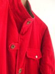 画像2: THE NERDYS CORDUROY reversible coat Red (2)