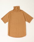 画像1: THE NERDYS TURTLE neck tencel T-shirt Y.Brown (1)