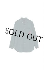 画像: PHINGERIN SOUP SHIRT GINGHAM OX グリーン