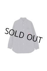 画像: PHINGERIN SOUP SHIRT GINGHAM OX チャコール