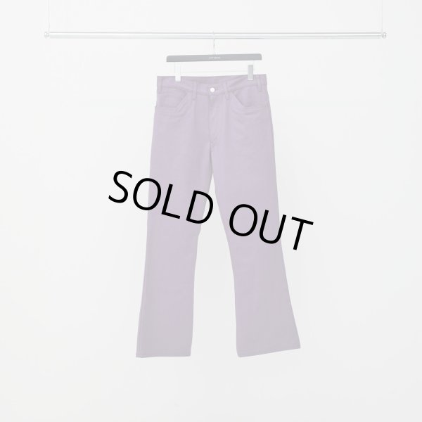 画像1: LITTLEBIG Purple Flare Denim Pants (1)