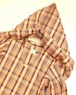 画像4: EFILEVOL Check Layered Shirt Camel Check (4)