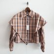 画像2: EFILEVOL Check Layered Shirt Camel Check (2)