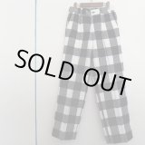 画像: EFILEVOL Check Wide Slacks White Check