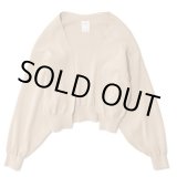 画像: THE NERDYS Rib knit cardigan Beige