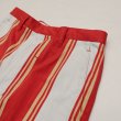 画像6: THE NERDYS STRIPE tapered pants White×Orange (6)