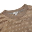 画像2: TONE LAYARD T SHIRT BEIGE STRIPE (2)