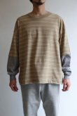 画像5: TONE LAYARD T SHIRT BEIGE STRIPE (5)