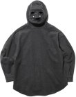 画像1: ROTOL MASK HOOD SHIRT MELTON CHARCOAL (1)