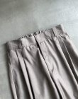 画像4: EFILEVOL Flower Embroidery 2 Tucks Slacks Gray (4)