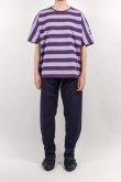 画像4: PHINGERIN SEAMLESS TEE BORDER PURPLE BORDER (4)