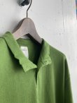 画像3: THE NERDYS Organic Cotton Stand collar L/S Polo Shirt (3)