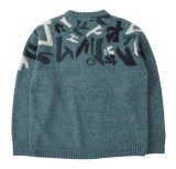 画像: saby WABI SABI CREW NECK KNIT EMERALD