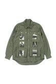 画像1: PHINGERIN MAGIC SHIRT JOINT OLIVE (1)