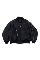 画像: PHINGERIN MOVING FLIGHT JACKET BLACK