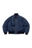 画像2: PHINGERIN MOVING FLIGHT JACKET NAVY (2)