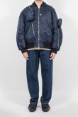 画像6: PHINGERIN MOVING FLIGHT JACKET NAVY (6)