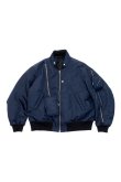 画像1: PHINGERIN MOVING FLIGHT JACKET NAVY (1)